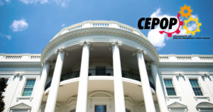 White House with CEPOP Logo